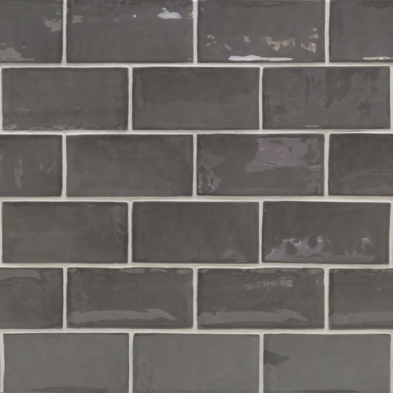 Lancaster 3x6 Polished Ceramic Subway Tile, Vanilla