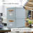 Decorative File Organizer Box Set Of 2 - Collapsible Linen Filing Cabinets W/Handles Are Perfect To Store All Your Documents & Hanging File Folders - Portable Easy Slide File Crates With Lid