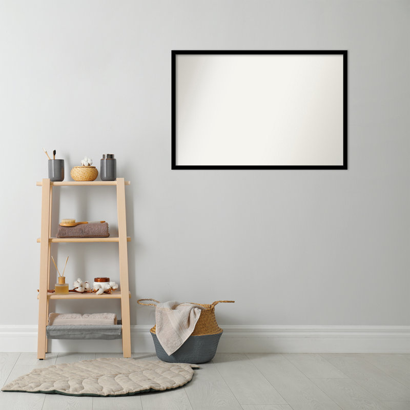 Miroir de salle de bain Jet Black, 25,5 po x 37,5 po