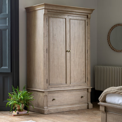 Solid + Manufactured Wood Wardrobe