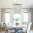 Leny 4 - Light Dimmable Tiered Chandelier