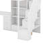 Lit mezzanine simple avec bureau et tiroirs-1006446836
