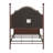 Marinez Upholstered Metal Standard Bed-1574542602
