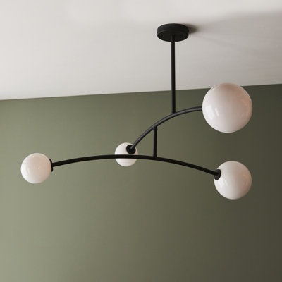 Corso 4-Light Black Chandelier