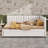 Full-Sized Daybed With Concealed Trundle Bed-1025801498