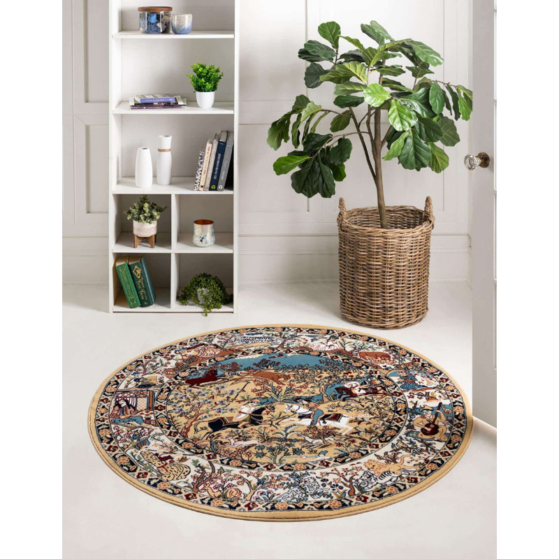 Tapis traditionnel Kelayeh couleur champignon