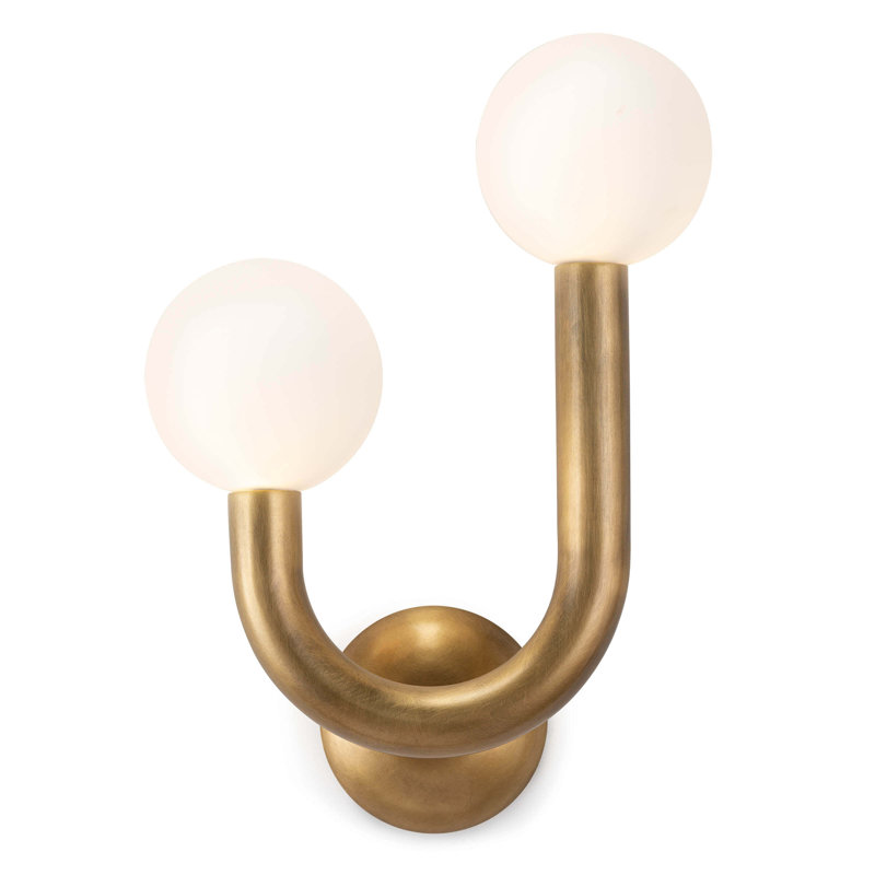 Happy Sconce, Natural Brass