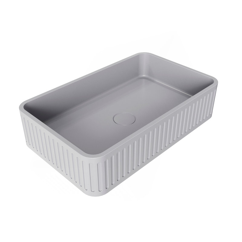 Lavabo de salle de bain rectangulaire 20,5 po