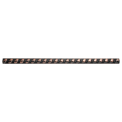 Rope Metal Antique Copper 1.3cm. x 30cm. Border Wall Accent Tile Trim ( PACK OF 5 PIECE )