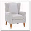 Fauteuil d'appoint à dossier haut-1358554651