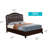 Transitional Cappuccino Queen Bed