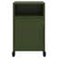 Quammen 36cm W Steel Bedside Table-474298740