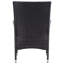 Chaise de patio avec coussin Duchesne