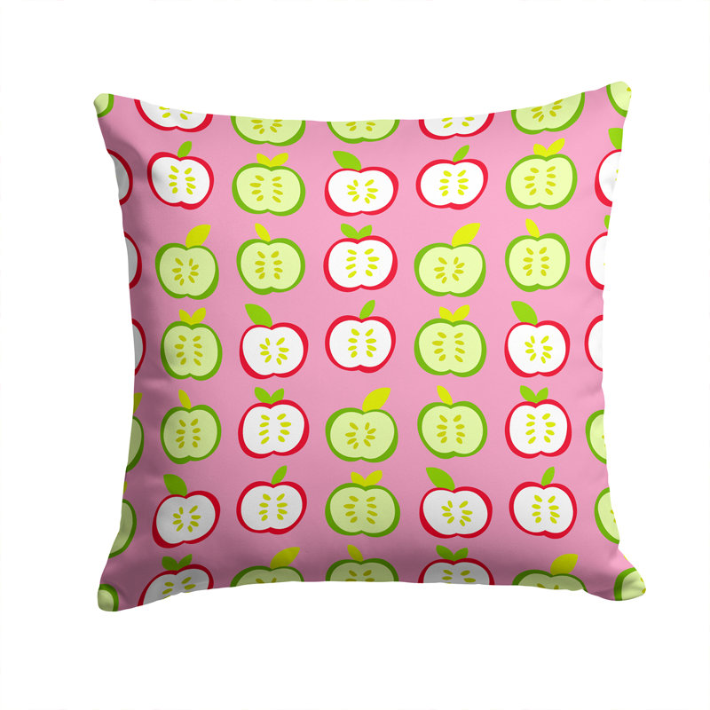 Coussin décoratif intérieur/extérieur apples, 14 po x 14 po