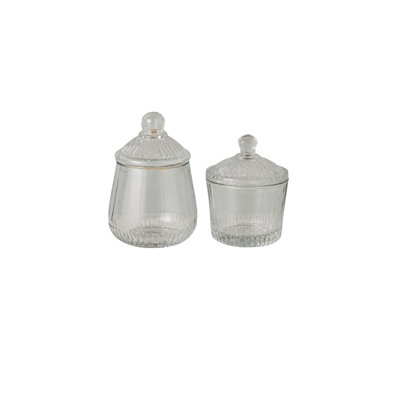 Ensemble de 2 bocaux en verre French Bistro Bon Bon & Biscuit