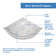 38'' W x 38'' D x 78'' H Semi-Frameless Round Shower Enclosure