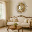 Art mural en miroir Sunburst