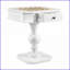 Table de jeu traditionnelle en bois blanc avec 2 tiroirs | Blanc | Traditionnel