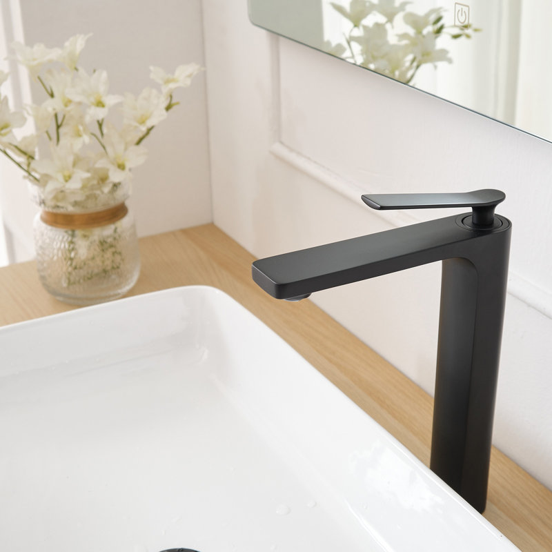 Robinet de salle de bain vasque, Noir mat