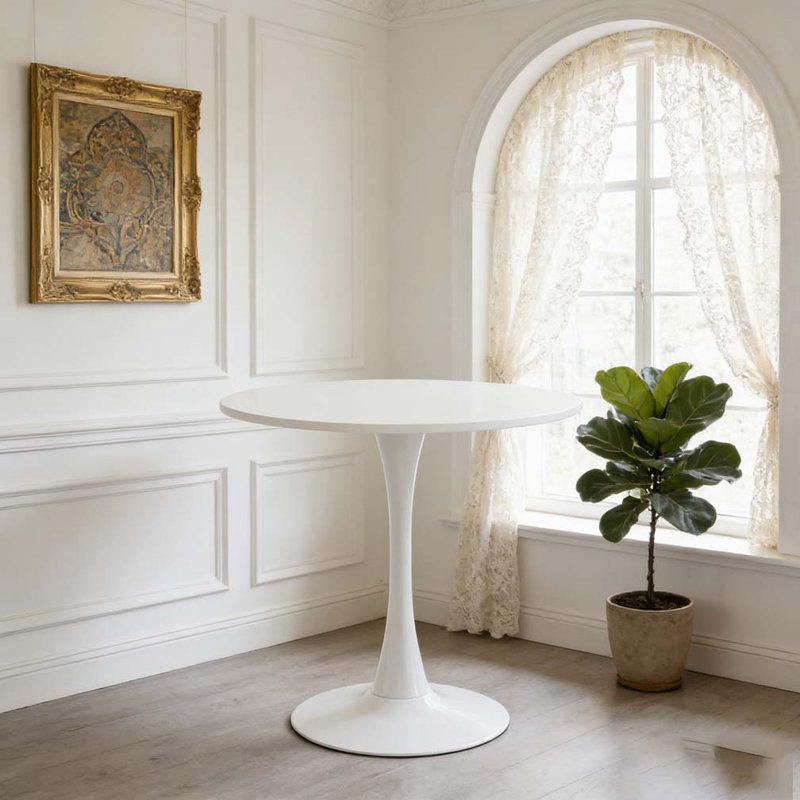 Table de salle à manger moderne, Blanc