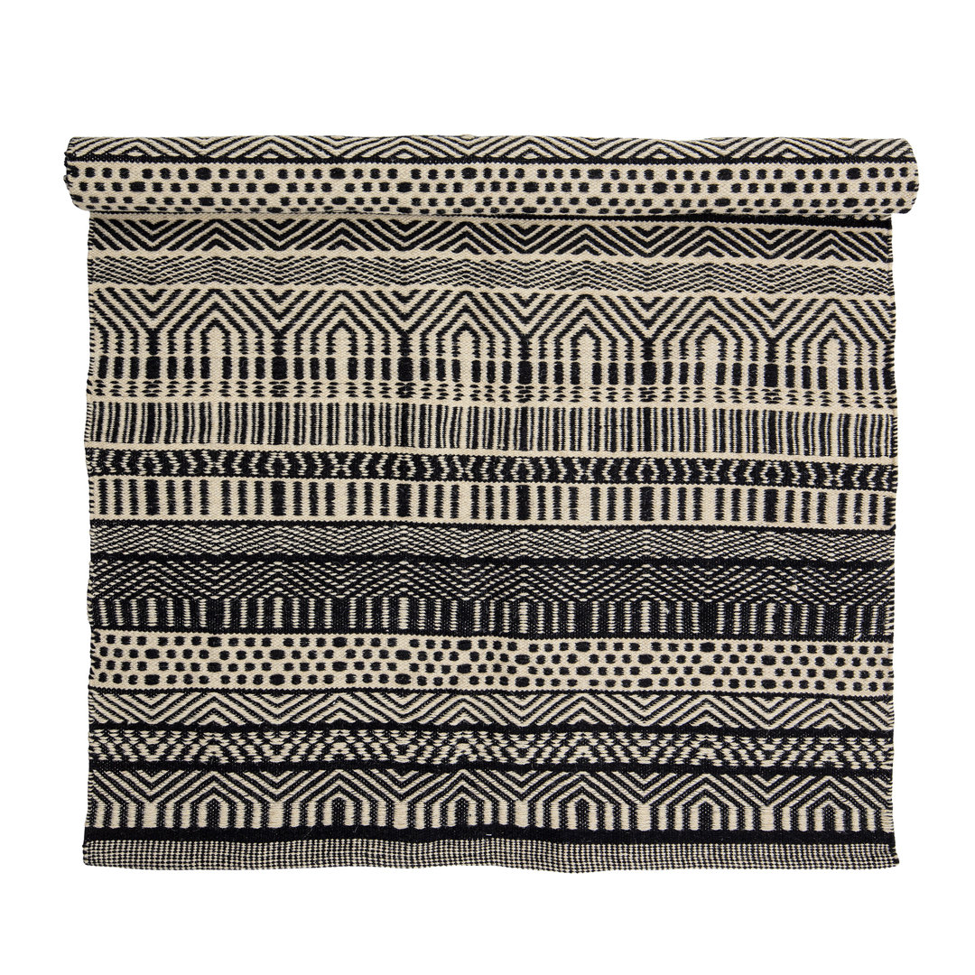 Bloomingville - Tapis Joob - Noir - 180x120cm