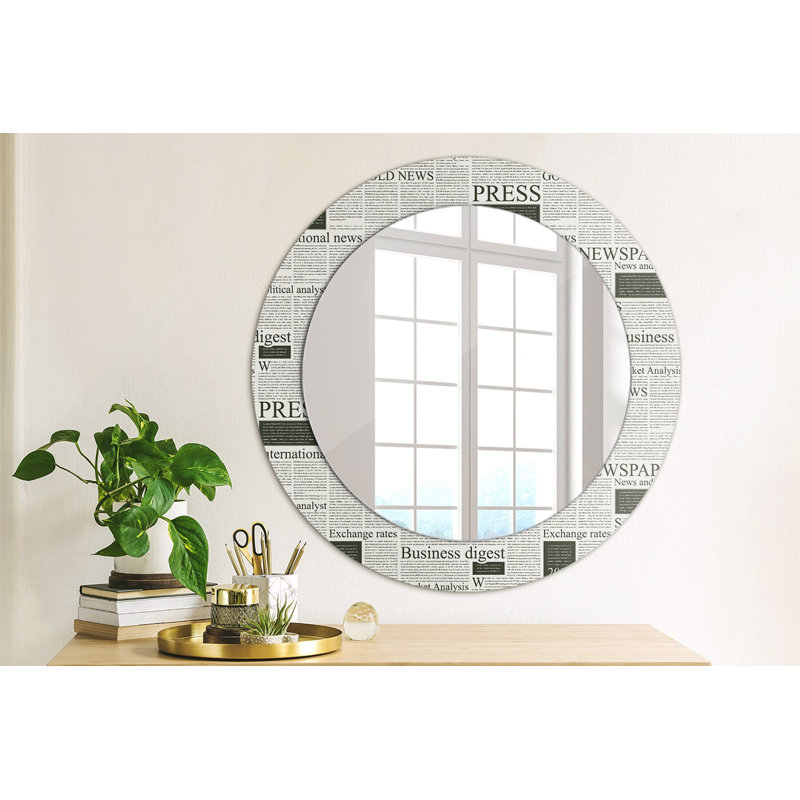 Huldar Glass Flat Wall Mirror