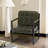 Multi-color PU Leather Upholstered Office Chair with Stylish Armchair and Metal Legs, Suitable For Living Room, Bedroom, Reception Area and Waiting room-1581777793