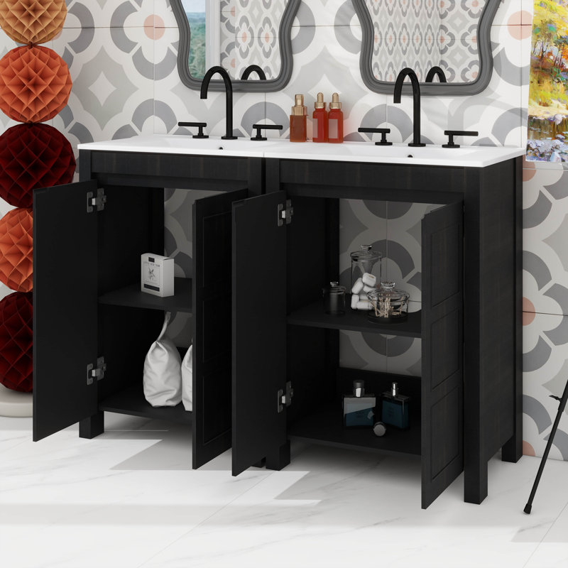 Ensemble de meuble-lavabo 48 po avec lavabos doubles (séparés) 48 po