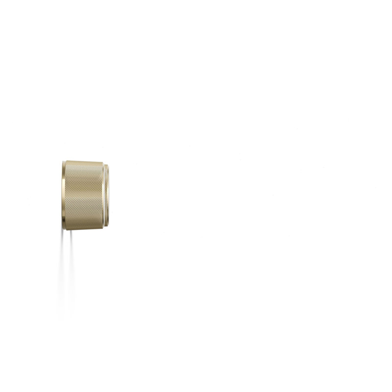 Components Wall-Mount Bathroom Sink Faucet Trim with Oyl Handles, Vibrant French Gold