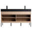 Meuble-lavabo double 60 po Ebord Designs Yordana Ebern Designs-190247038-190247032