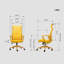 Fauteuil de bureau ergonomique et coloré 350LBS Home Office Mesh-181943519