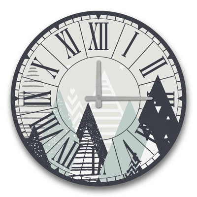 Horloge murale Alpine Modernist
