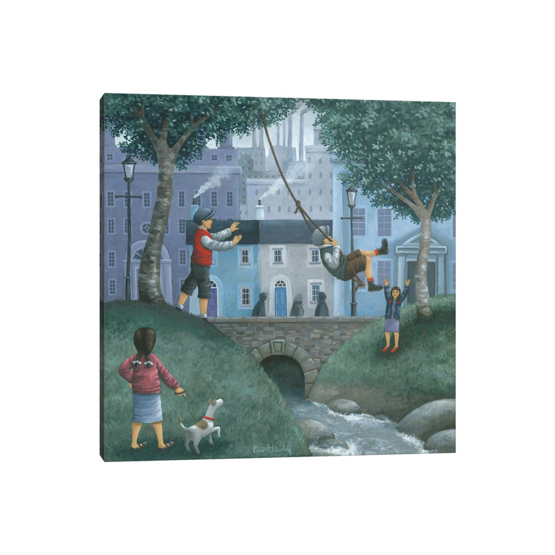 The Swing by Peter Adderley - Wrapped Canvas Gallery-Wrapped Canvas Giclée, 30.48 cm H x 30.48 cm W