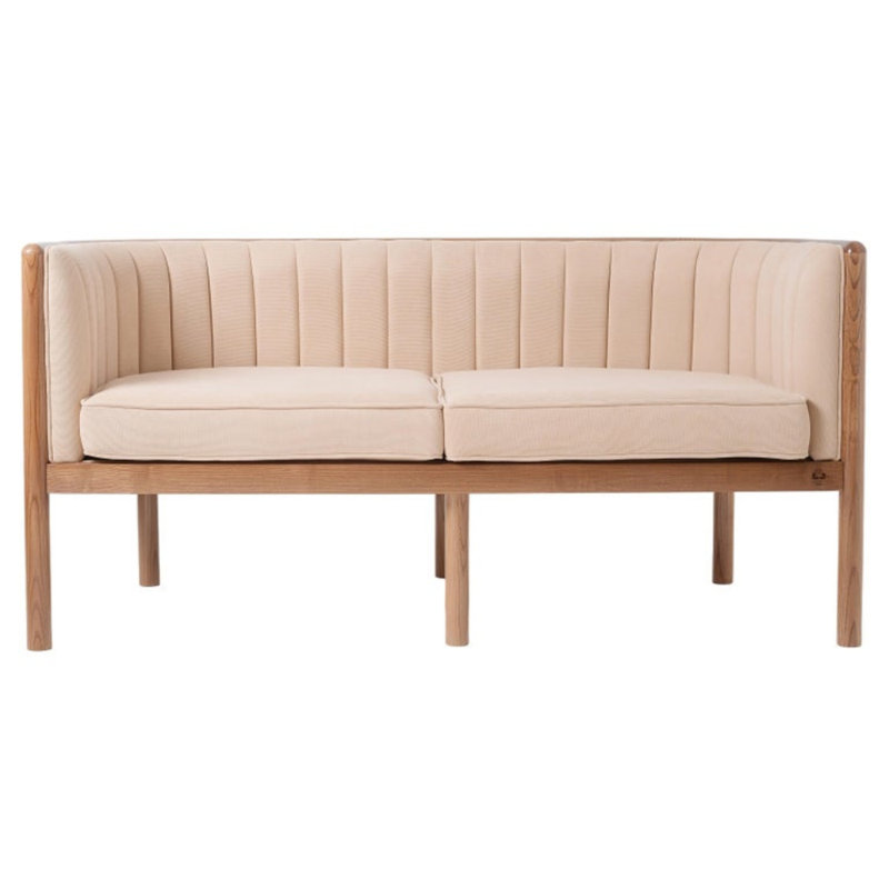 Alton Loveseat, Brown, Beige