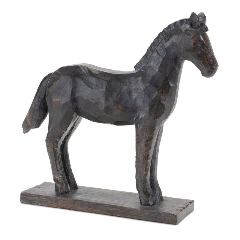 Cheval debout avec base (ensemble de 2)