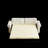 Durable Sofa Loveseat  Convertible Sleeper Sofa Bed, Upholstered Sofa For Indoor