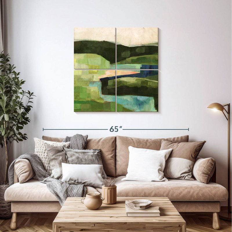 Avery Pastoral Patchwork II, 38" H x 38" W