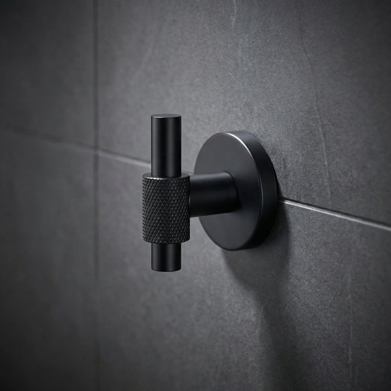 Avant Single Robe Hook, Black