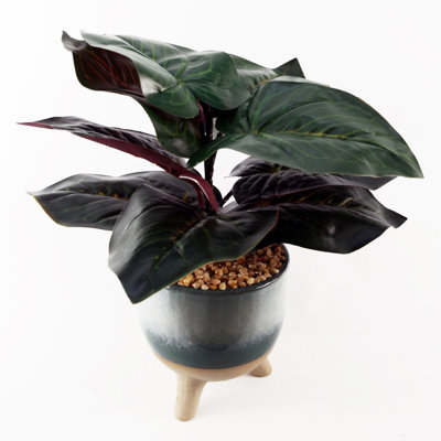 Anjeli 35cm Faux Foliage Plant in Ceramic Pot