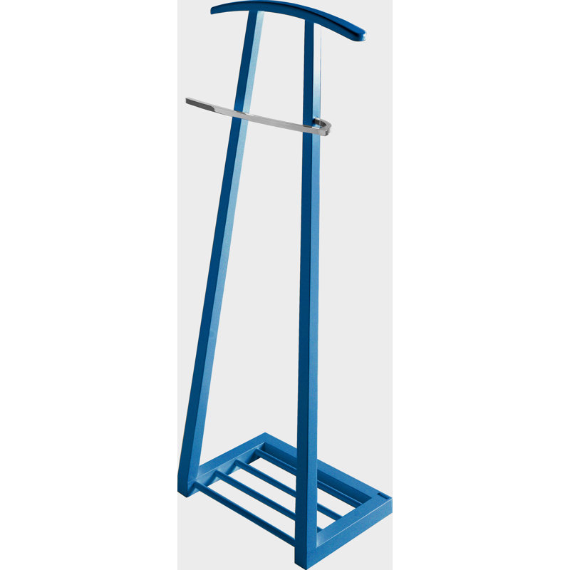 Solid Wood Freestanding Valet Stand, Mustard