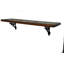 Chaseburg Teak Solid Wood Bracket Shelf