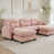 Rose + 3 sièges + 2 chaises