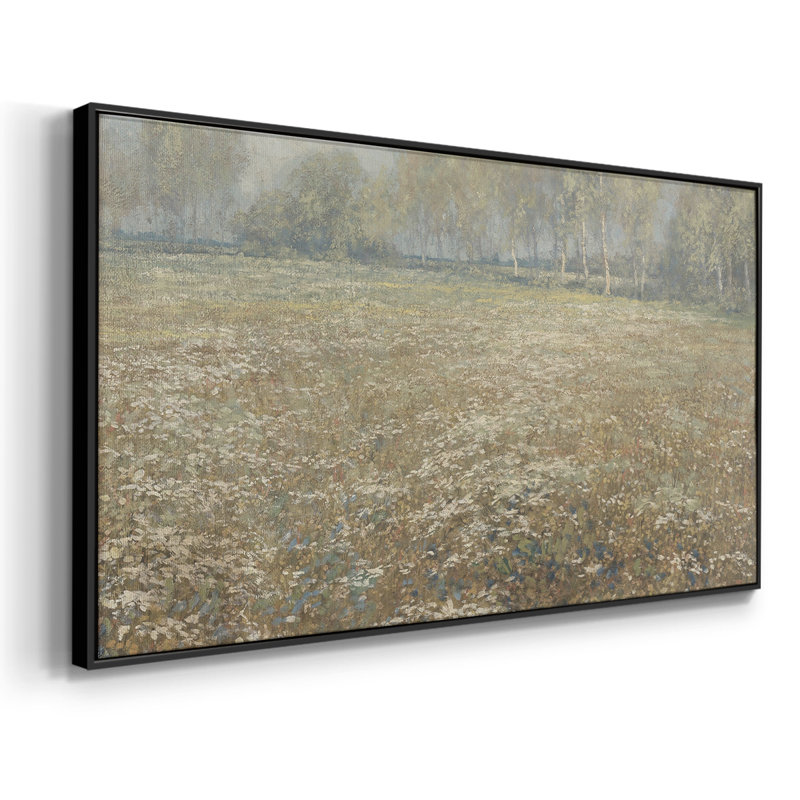 Série paysage - DCCXL III - Toile tendue avec châssis encadré - Prêt à être accroché, Noir, H 21 po x l 41 po