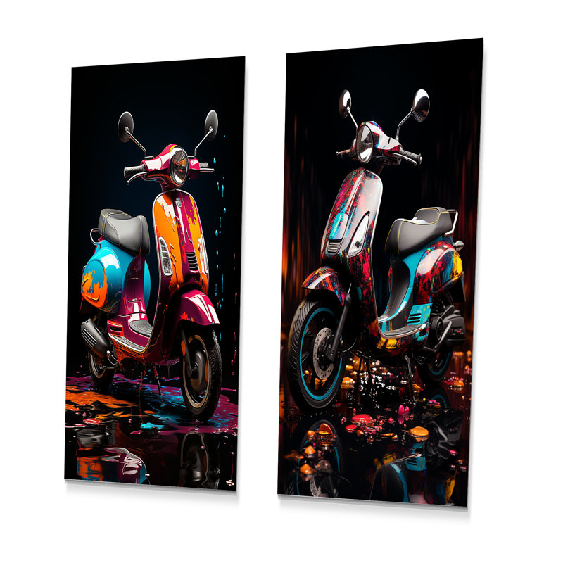 Ensemble de salon Pop Art Scooter Blaze, H 28 po x l 24 po