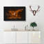 Flying Owl At Dusk - Wrapped Canvas-56647846