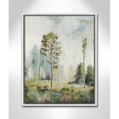 Teton "Tall Green Trees I" Print by Allison Pearce