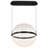 Brezina - LED Pendant - Matte Black - Silk Screened Acrylic Lens-456717661