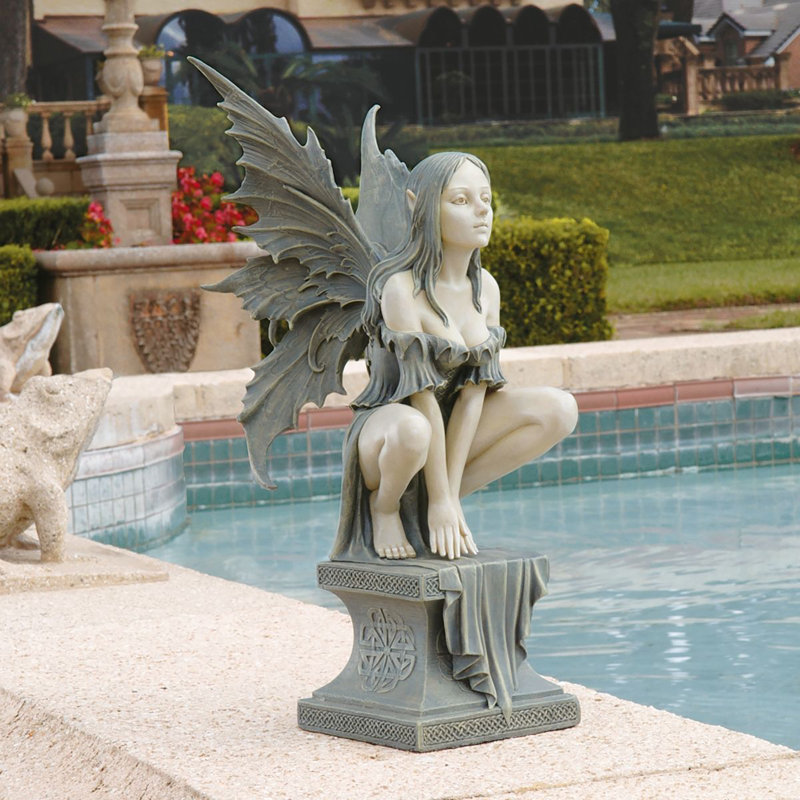 Statue Celtic Fairy Perilous Perch