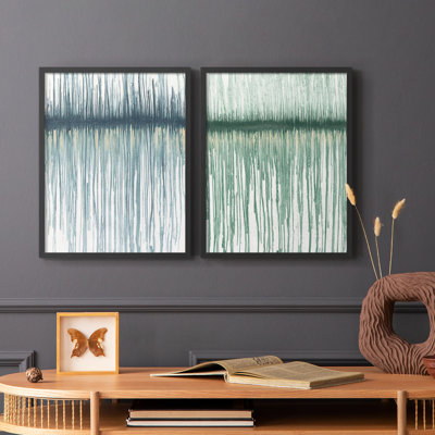 Toile embelli I-Premium, reproduction encadrée - prête à être accrochée - aucun clou requis - aucun clou requis