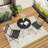 3-Piece Folding Bistro Set, Steel Frame Table and Chairs, Space-Saving Patio Furniture, Black-1329780774